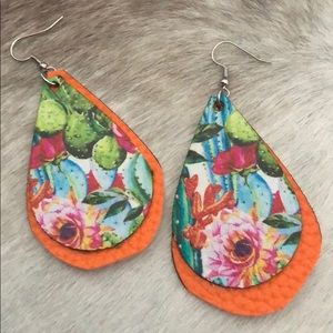 Cactus earrings